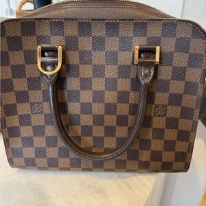 Louis Vuitton Brown Checkered Handbag